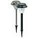 Lampada da Giardino Solare in Pvc colore Nero tecnologia Led - Foto miniatura 1