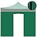 Telo Laterale Con Porta Gazebo 3x3mt Tessuto Oxford 600d Impermeabile 9004/4 - Foto miniatura 1