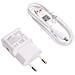 Caricabatteria Samsung Eta-u90ewe + Cavo Usb White Bulk - Foto miniatura 1