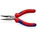 Pinza per meccanica con becchi mezzotondi con Tronchese (Pinza per radiotecnici) (140 mm) 25 02 140 - Foto miniatura 2