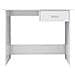 Scrivania Bianco Lucido 100x50x76 cm in Legno Multistrato - Foto miniatura 2