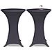 Coperture Elastiche Per Tavoli 4 Pz 70 Cm Antracite - Foto miniatura 4