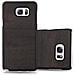Custodia Compatibile Con Samsung Galaxy Note 5 In Woody Nero - Hard Case Coperchio Di Protezione In Look Legno Contro I Graffi E Gli Urti - Foto miniatura 4