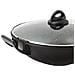 Le Cotture Speciali Wok Con Coperchio In Vetro Temperato, Diametro Cm 32, Alluminio Pressofuso Con Rivestimento Marmotech A 5 Strati. Made In Italy. - Foto miniatura 3