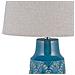 Lampada Da Tavolo In Ceramica Blu Thaya - Foto miniatura 9