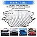 Auto Parasole Parabrezza Parasole Coperchio 3 Magnete Protezione Uv Per Lestate Inverno Contro La Neve Ghiaccio Gelo Polvere Sole Pieghevole Rimovibile 193 126 Centimetri Per La Maggior Parte Auto Suv Camion - Foto miniatura 3