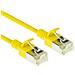 Yellow 0.5 Meter Lszh U /ftp Cat6a Datacenter Slimline Patch Cable Snagless With Rj45 Connectors (dc7800) - Foto miniatura 2