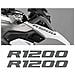 2pcs Adesivi R1200 Compatibile Con R1200gs R 1200 Gs Motorrad Adventure Moto (grigio)  - Foto miniatura 1