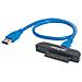 130424, USB 3.0, SATA, Maschio / maschio, Nero, Windows XP / Vista / 7/8 Mac 9. x / 10. x Linux, USB - Foto miniatura 3