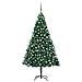 Set Albero Natale Artificiale con LED e Palline Verde 210cm PVC - Foto miniatura 1