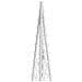 Cono Di Luce Led Decorativo Acrilico Blu 90 Cm - Foto miniatura 6