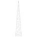 Cono Di Luce Led Decorativo Acrilico Blu 90 Cm - Foto miniatura 8