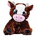 Peluche Lumo Mucca Molly15 Cm Marrone - Foto miniatura 1