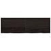 Piano Bagno Marrone Scuro 200x60x (2-4) cm Legno Trattato - Foto miniatura 3