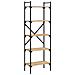 Libreria Rovere Sonoma 5 Ripiani 56x31,5x174 Cm Multistrato - Foto miniatura 2