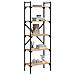 Libreria Rovere Sonoma 5 Ripiani 56x31,5x174 Cm Multistrato - Foto miniatura 3