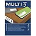 Adesivi /etichette Multi 3 105 X 37 Mm 500 Foglie A4 - Foto miniatura 1