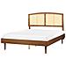 Letto Rattan Varzy 160 X 200 Cm Marrone - Foto miniatura 4
