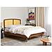 Letto Rattan Varzy 160 X 200 Cm Marrone - Foto miniatura 9