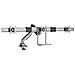 650162 Supporto Da Tavolo Per Tv A Schermo Piatto 68,6 Cm (27"") Nero Scrivania - Foto miniatura 2