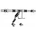 650162 Supporto Da Tavolo Per Tv A Schermo Piatto 68,6 Cm (27"") Nero Scrivania - Foto miniatura 3