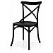 Sedia Shabby Chic Imbottita In Legno Massello Intagliata Con Fregi - Foto miniatura 1