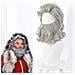 Set Barba E Parrucca Da Babbo Natale Per Natale Grey - Foto miniatura 2