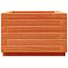 Fioriera Giardino Marrone Cera 40x40x26,5cm Legno Massello Pino - Foto miniatura 2