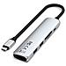 Hub Usb-c Slim Multiport 6-in-1 4k Con Erogazione Di Potenza 100w, Argento - Foto miniatura 4