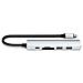 Hub Usb-c Slim Multiport 6-in-1 4k Con Erogazione Di Potenza 100w, Argento - Foto miniatura 5