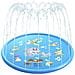 Splash Pad. Giocattolo Gonfiabile Con Spruzzatore D'acqua Per Giocare. 100 Cm Di Diametro. Disegno Del Delfino. 100x100x9cm. Colore Blu - Foto miniatura 1