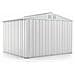 Box In Lamiera Zincata Per Esterno 327x269cm X H 215cm - 132 Kg - 8,80mq Biano - Foto miniatura 3