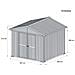 Box In Lamiera Zincata Per Esterno 327x269cm X H 215cm - 132 Kg - 8,80mq Biano - Foto miniatura 10