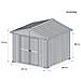 Box In Lamiera Zincata Per Esterno 327x269cm X H 215cm - 132 Kg - 8,80mq Biano - Foto miniatura 5