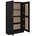 Lusso Casadino -  Libreria Nera 82,5x30,5x150 Cm In Legno Multistrato - Foto miniatura 4