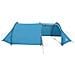 Tenda da Campeggio a Tunnel per 4 Persone Blu Impermeabile - Foto miniatura 7