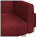 Divano Letto a 2 Posti Rosso Vino in Tessuto - Foto miniatura 9