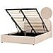 Letto Contenitore Bouclé Quillien 140 X 200 Cm Beige - Foto miniatura 2
