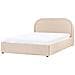 Letto Contenitore Bouclé Quillien 140 X 200 Cm Beige - Foto miniatura 4
