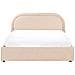 Letto Contenitore Bouclé Quillien 140 X 200 Cm Beige - Foto miniatura 6