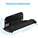Supporto A Parete Per Console Switch2 Con Spazio Per Giochi Black - Foto miniatura 3