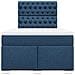 Giroletto a Molle con Materasso Blu 120x190 cm in Tessuto - Foto miniatura 4