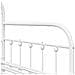 Struttura Letto Daybed con Letto Estraibile Bianco 107x203 cm in Acciaio - Foto miniatura 9