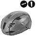 Copertura Antipioggia Riflettente Per Casco Da Moto E-mark (grigio) - Foto miniatura 1