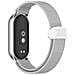 Cinturino Elastico Intrecciato Con Chiusura Magnetica E Punta In Metallo Compatibile Con Xiaomi 10/9/8 - Grigio Lightgrey - Foto miniatura 2