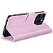 Custodia A Portafoglio Per Iphone 15 Pro Max Con Supporto E Linguetta Magnetica, Rosa - Foto miniatura 4