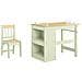 Tavolo E Sedia Per Bambini Multiattività Con 2 Ripiani, Verde 80x50x66 Cm Kmb60-gr - Foto miniatura 1