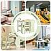 Tavolo E Sedia Per Bambini Multiattività Con 2 Ripiani, Verde 80x50x66 Cm Kmb60-gr - Foto miniatura 5