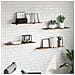 Scaffale 4 pcs Marrone 80 x 20 x 1.5 cm Legno multistrato - Foto miniatura 2