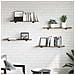 Scaffale 4 pcs Marrone 80 x 20 x 1.5 cm Legno multistrato - Foto miniatura 3